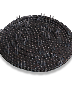 Roller chain 3/8" with lengthened bolts for elevator ST DIN